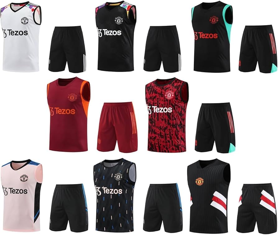 マンチェスターユナイテッド　トレーニングノースリーブM マンチェスター ユナイテッド アディダストラックスーツ